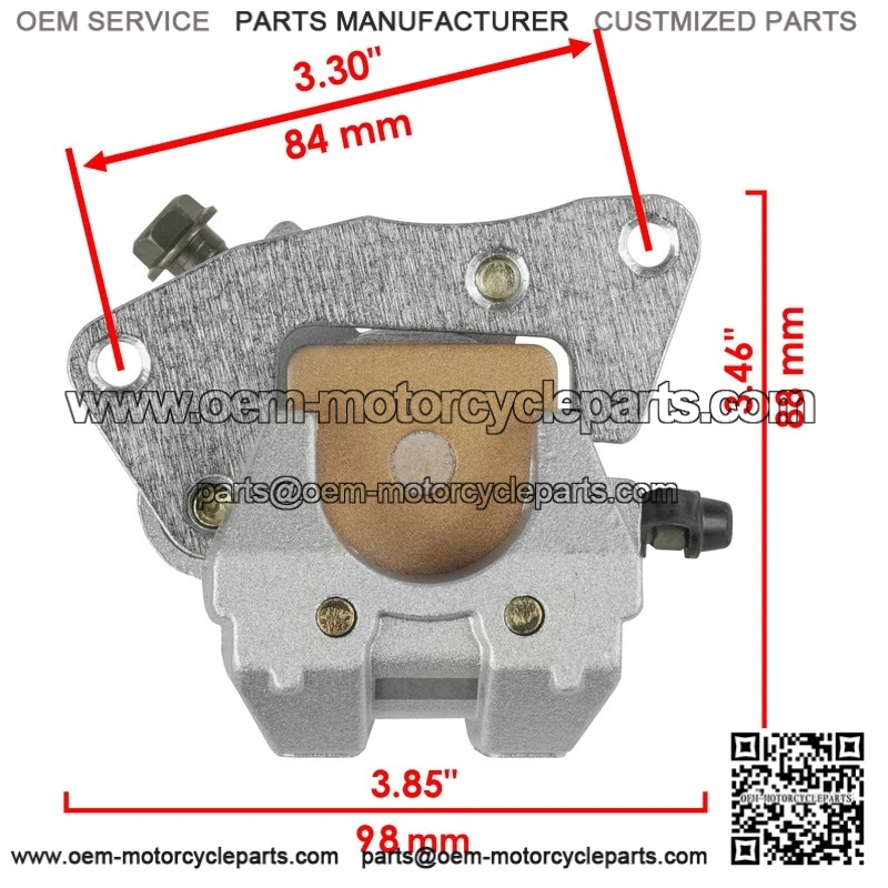 Fits Polaris Ranger XP 900 2012 2013 Rear Right Brake Caliper With Disc - Image 2