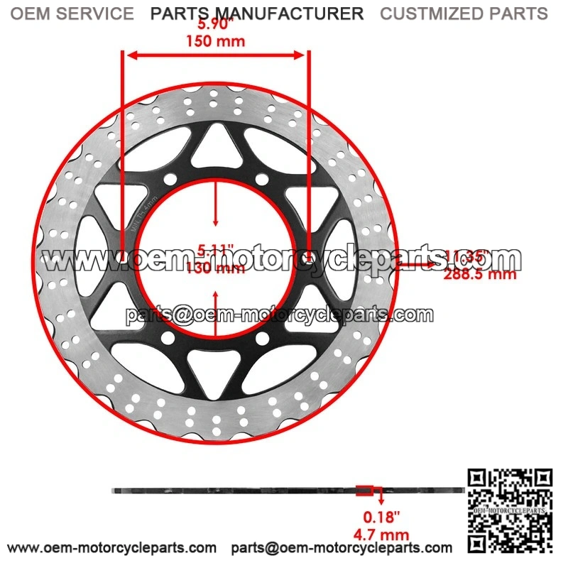 For Polaris Ranger 500 2x4 4x4 6x6 2005 Rear Left Brake Caliper With Disc With Pads - Image 2