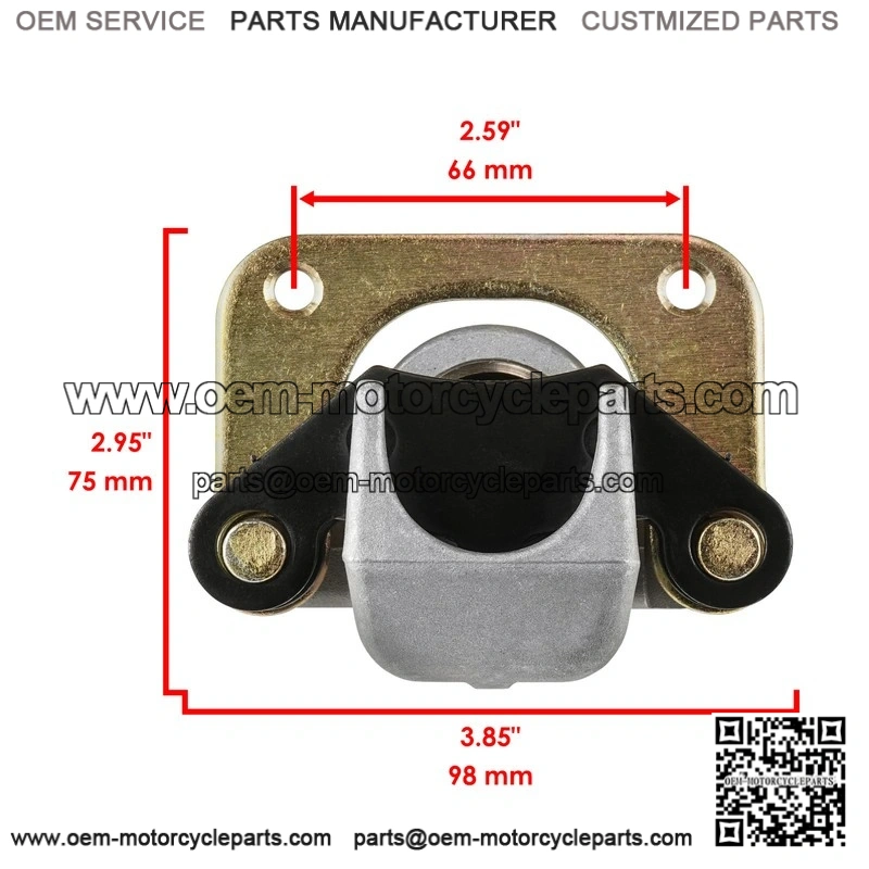 For Polaris Ranger 500 2x4 4x4 2006 2007 Rear Left Right Brake Caliper With Disc - Image 2