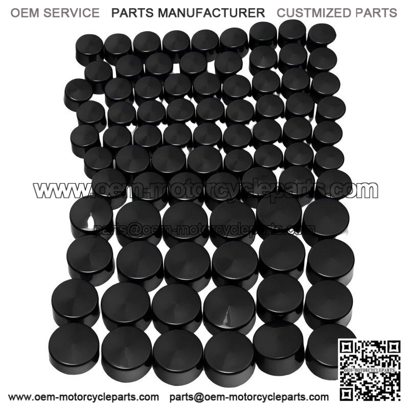 Engine Bolt Cap Cover Kit ?C Black 83pcs for Harley Davidson Touring Twin Cam