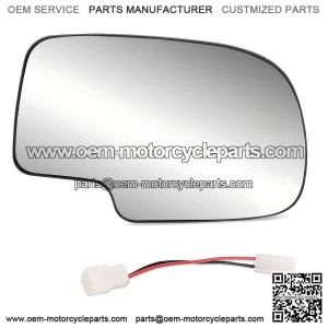 Passenger Side Heated Exterior Mirror Glass - Convex with Turn Signal - Replacement for 2003-2007 Cadillac Escalade, Chevrolet Avalanche, Silverado, Suburban, Tahoe, GMC Sierra, Yukon