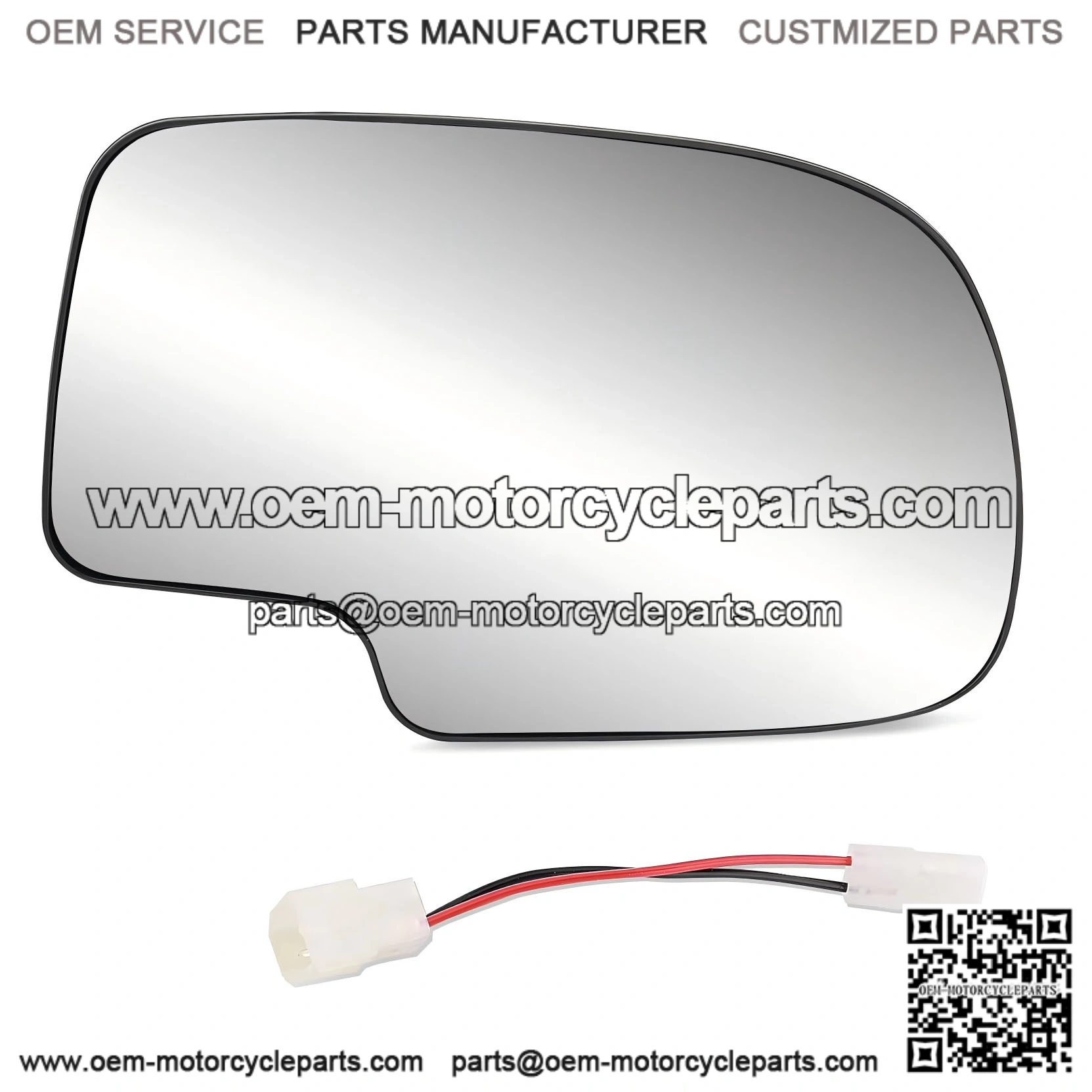 Passenger Side Heated Exterior Mirror Glass - Convex with Turn Signal - Replacement for 2003-2007 Cadillac Escalade, Chevrolet Avalanche, Silverado, Suburban, Tahoe, GMC Sierra, Yukon
