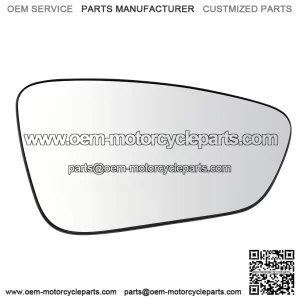 Clear Snap On Passenger Side Mirror Glass - Compatible with 2015-2017 Chrysler 200 (CH1325188)