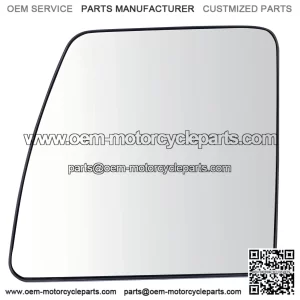 Heated Driver Side Mirror Glass with Backing Plate - Compatible with 2012-2021 Nissan NV1500, 2012-2018 NV2500, NV3500