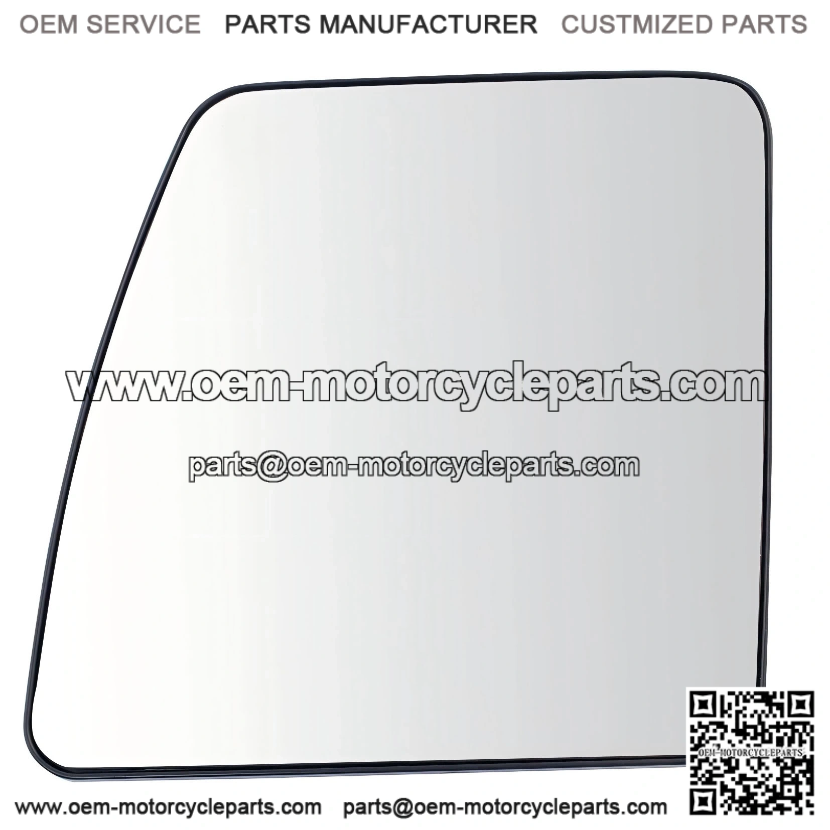 Heated Driver Side Mirror Glass with Backing Plate - Compatible with 2012-2021 Nissan NV1500, 2012-2018 NV2500, NV3500
