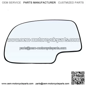 Non-Heated Manual Driver Side Mirror Glass - Compatible with Chevy Silverado, Tahoe, Suburban, Avalanche; GMC Sierra, Yukon; Cadillac Escalade, Escalade ESV/EXT