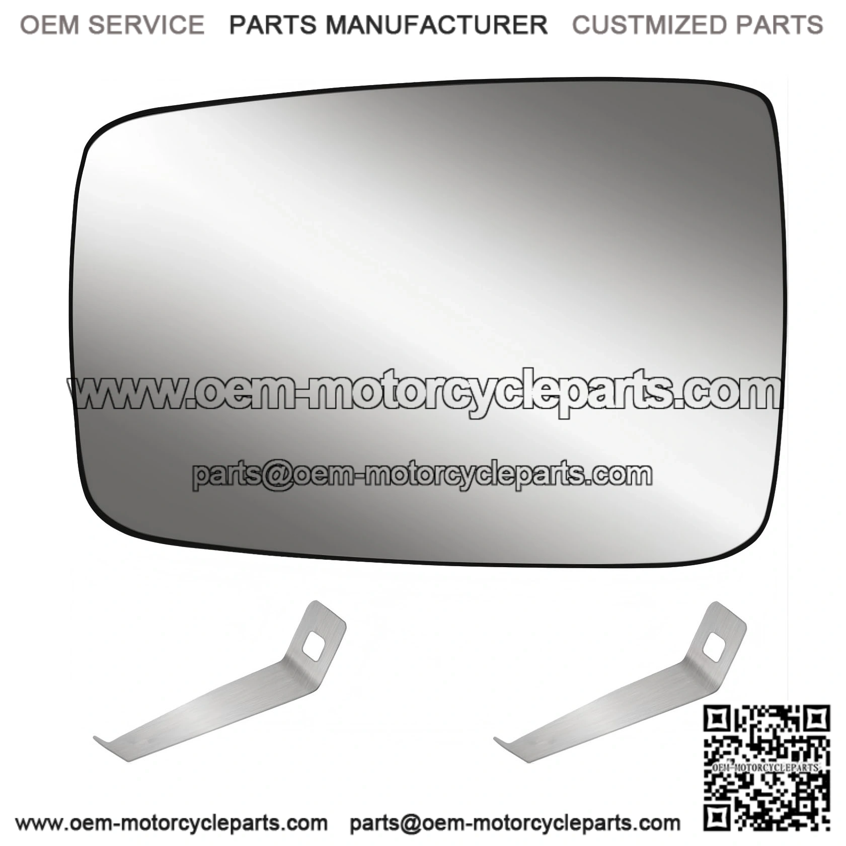 Heated Driver Side Mirror Glass - Convex Exterior with Backing Plate - Compatible with 2009-2018 Dodge Ram Pick-Up 1500, 2500 - Replaces 68079363AA, 68050299AA