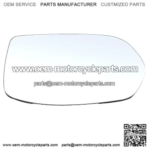 Non-Heated Passenger Side Mirror Glass with Backing Plate - Convex Exterior Side View - Compatible with 2012-2016 Honda CR-V and 2016-2018 HR-V