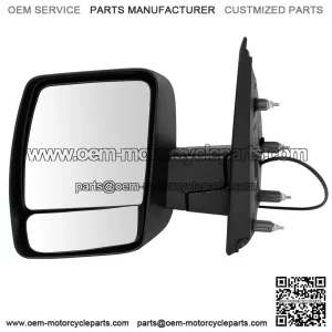 Textured Black Power Mirror Assembly, Compatible with 2012-2021 Nissan NV2500 NV3500 Driver Side
