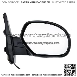 Right Side View Mirror Replacement, Power Heated, Manual Fold, Fit for 2007-2013 Chevy Silverado 1500 2500 HD 3500 HD, GMC Sierra 1500 2500 HD, GMC Yukon/Yukon XL 1500