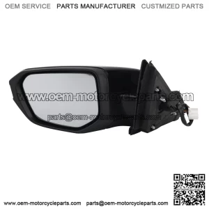 Driver Side View Mirror Compatible with 2016-2021 Honda Civic, Power Heated, Left Side Mirror Replace # 76258TBAC02ZA, 5 Pins (Heated)