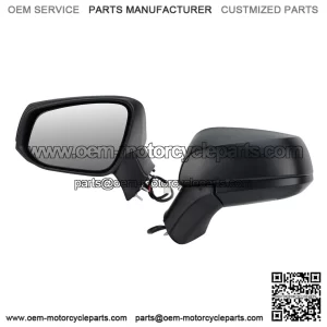 Left Driver Side Mirror Compatible with Toyota RAV4 2019-2024, Power Manual Folding, Non-Heated, Door Rear View Mirrors, 3 Pins