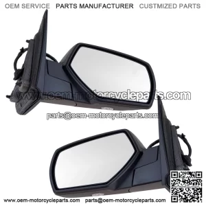 Left and Right Mirror Assembly Set, Power Heated, Memory, Turn Signal, Puddle Light, Power Folding, Compatible with 2014-2018 Chevrolet Silverado 1500, 2015-2019 Silverado 2500 3500 HD, 2014-2018 GMC Sierra 1500