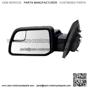 Driver Side Mirror Assembly, Power Heated, Puddle Light, Paint to Match, Foldaway, Compatible with 2012-2014 Ford Edge, 2011 Edge (From 2-08-11 Production Date)