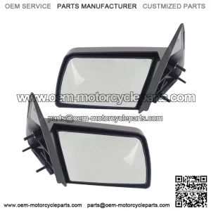 Driver & Passenger Side Mirrors, Non-Electric, Door Mirrors, Side Mirrors, For Chevrolet C1500 K1500 GMC C1500 K1500 1988-1999, Without Blind Spot Monitor, Paintable, Standard Cab
