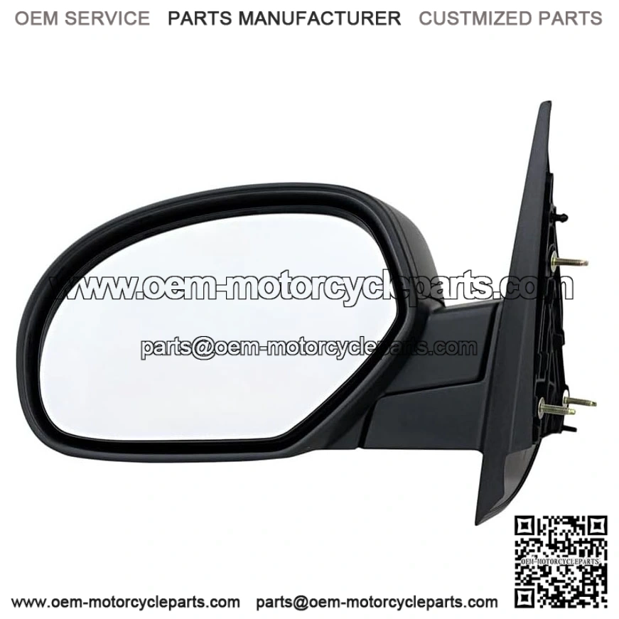 Driver Left Manual Textured Black Side Door View Mirror For Chevrolet Chevy Silverado, GMC Sierra 1500 2500 3500, Tahoe 2007-2014