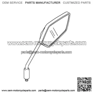 RIGHT MIRROR ASSEMBLY for Z125 PRO 2017-2025 - 56001-0313