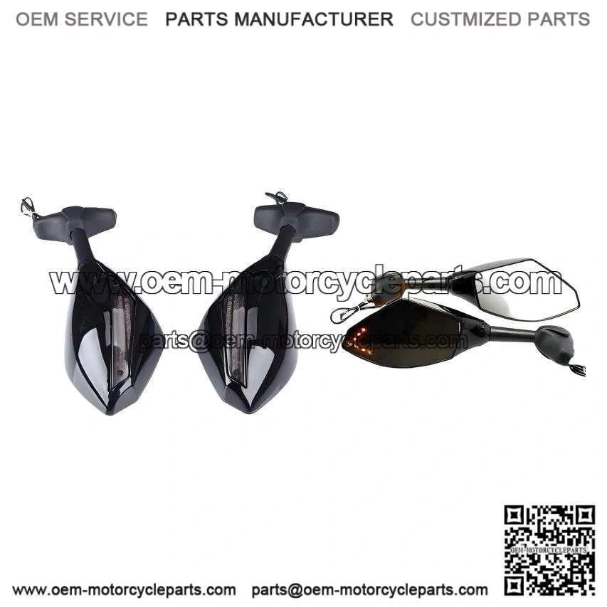 Black LED Turn Signals Side Mirrors ?C for Triumph Daytona 675 955i MT