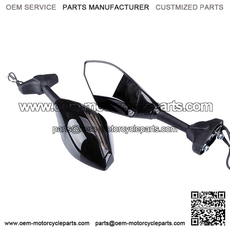 Black LED Turn Signals Side Mirrors ?C for Triumph Daytona 675 955i MT - Image 2