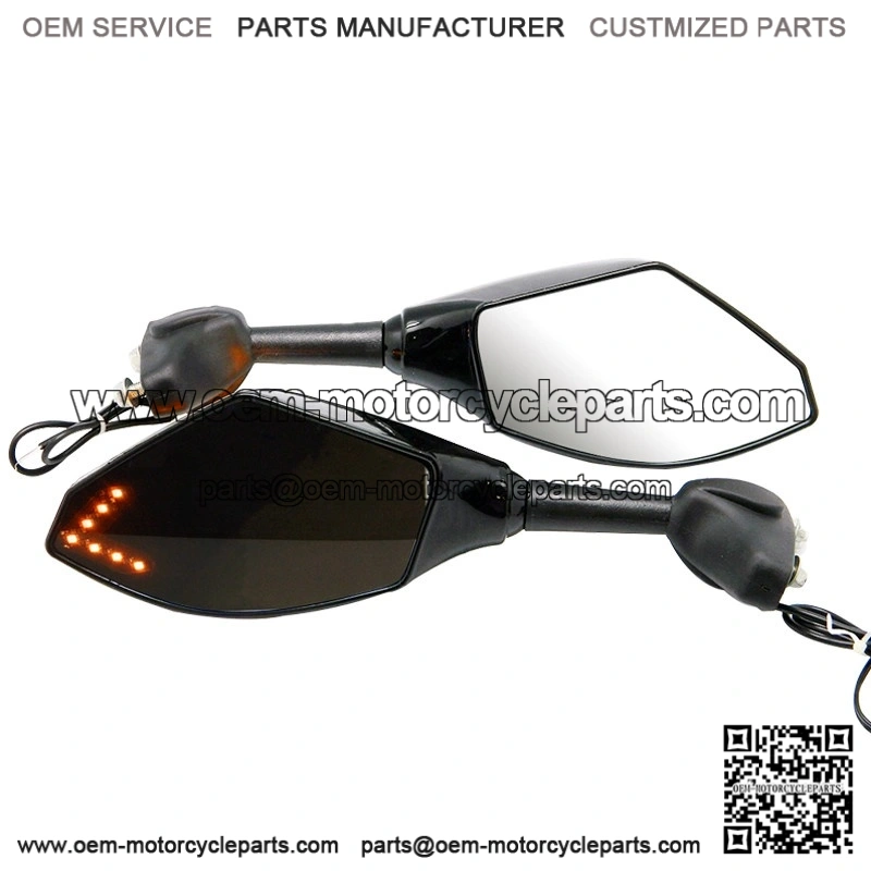 Black LED Turn Signals Side Mirrors ?C for Triumph Daytona 675 955i MT - Image 3