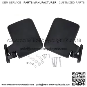 Side Rear View Mirrors ?C Compatible with Club Car, EZGO, and Yamaha Carts