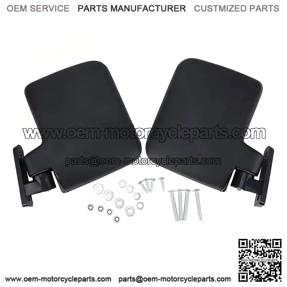 Side Rear View Mirrors ?C Compatible with Club Car, EZGO, and Yamaha Carts