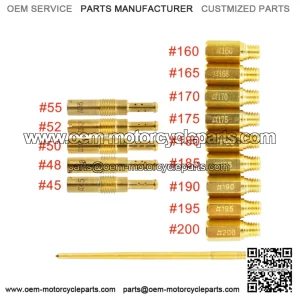 Carburetor Main Pilot Slow Jet Needle for Honda CRF450R CRF450X Suzuki DRZ400 RMZ450