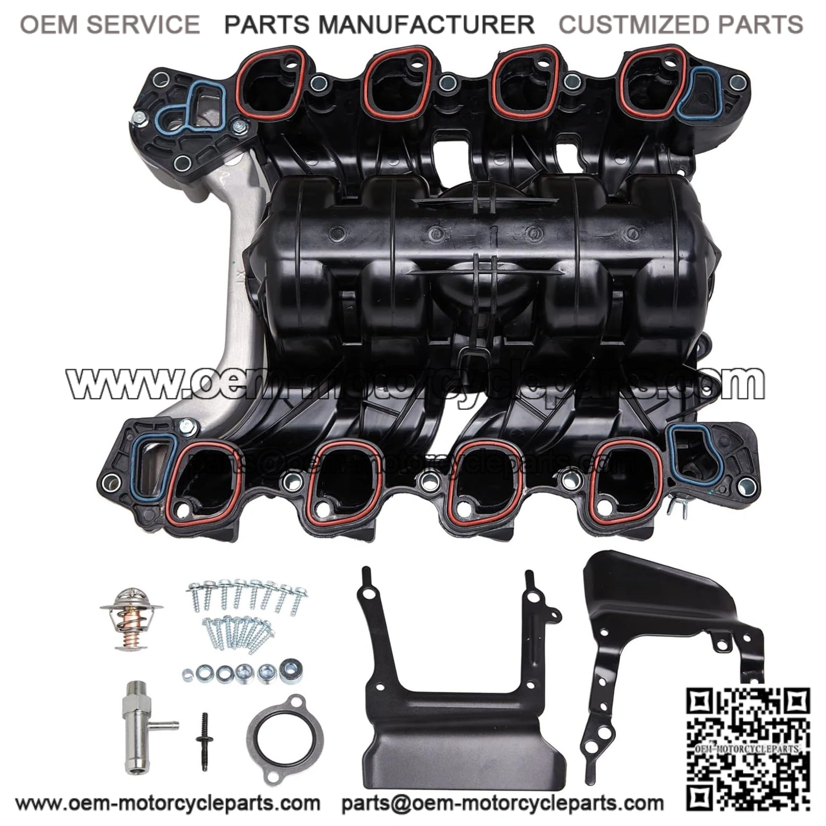 Engine Intake Manifold 615-375 for Ford F-150 2007-2008, Ford Lobo 2007-2011, Ford E-150 2007-2008, Ford E-250 2007-2008 ?C 4.2L 4.6L 5.4L 6.2L V6 V8 ?C Replaces 7L3Z-9424-F, 019495456162