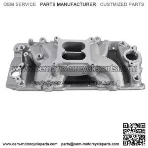 7561 53026 Air Gap Intake Manifold ?C Aluminum Dual Plane Compatible with Chevy Big Block BBC 1966-2000 396 402 427 454 6.5L 6.6L 7.0L 7.4L V8 Engine