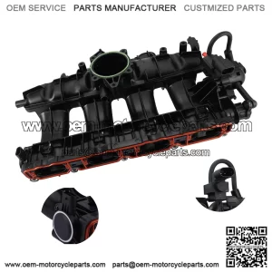 Intake Manifold Assembly with MAP Sensor for Audi A4/A4 Quattro 2009-2016, A5/A5 Quattro 2010-2014, A6/A6 Quattro 2012-2016, Q5 2011-2012 ?C L4 2.0L ?C Replaces 06H133201AT, 06H133201AN