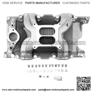 318 Intake Manifold ?C Dual Plane Replacement for 1967-2003 Chrysler LA Magnum 318 340 360 5.2/5.9L Small Block ?C Air Gap Intake Manifold 55026, 85026, DM-3812