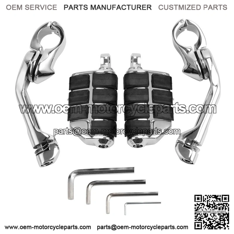 Engine Guard Mounts Clamps & Highway Foot Pegs ?C 1 1/4" for Harley - Image 2