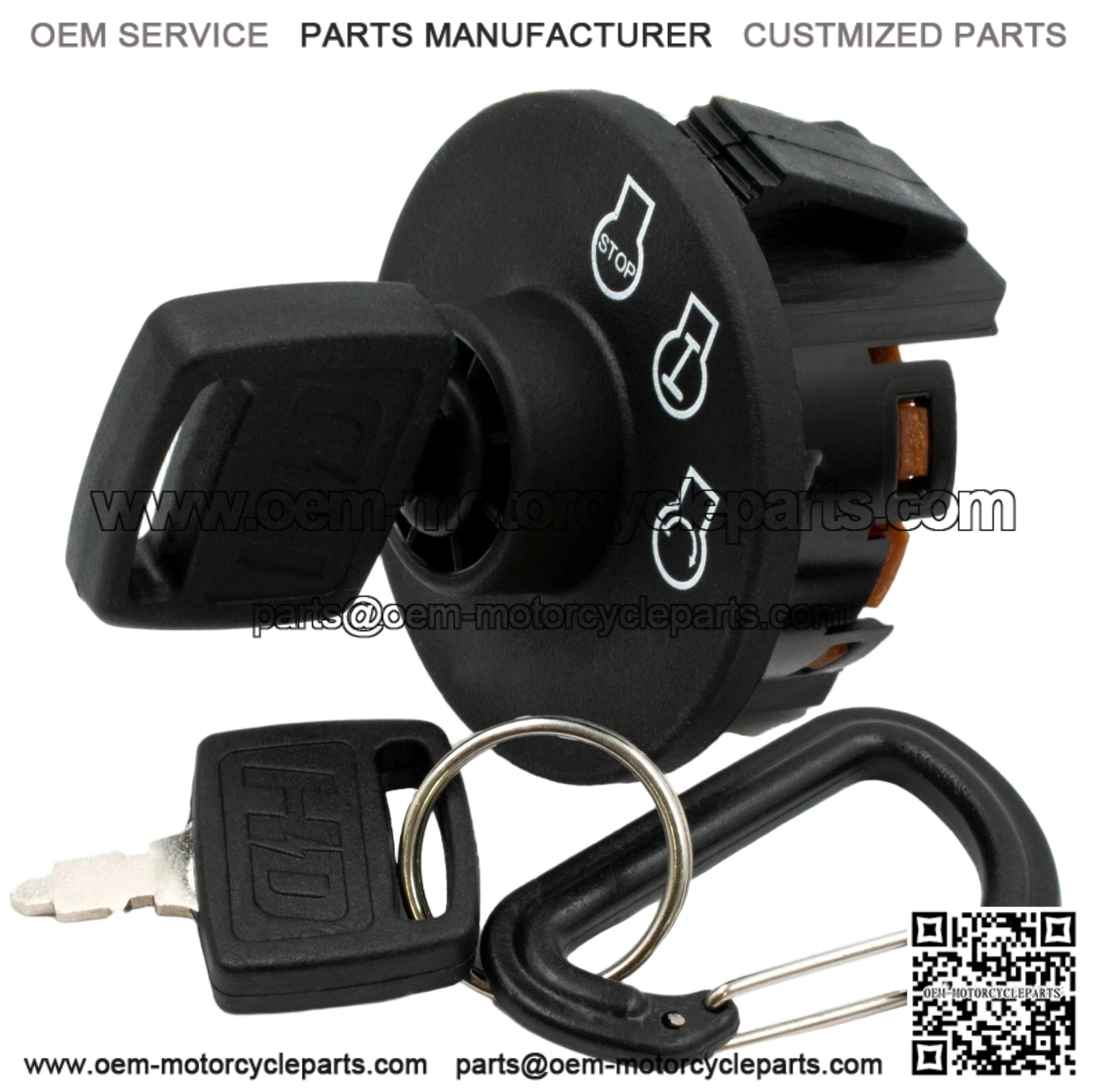 With 2 Keys, Starter Ignition Switch for Toro 117-2222 Grandstand
