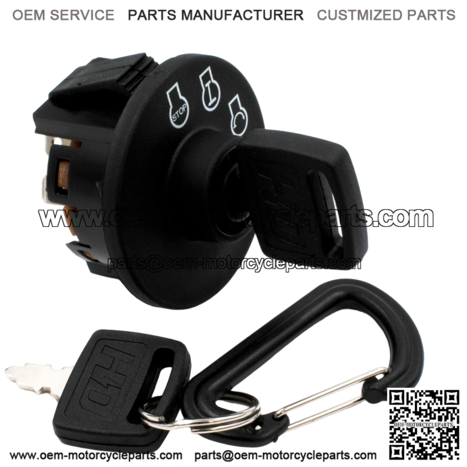 With 2 Keys, Starter Ignition Switch for Toro 117-2222 Grandstand - Image 2