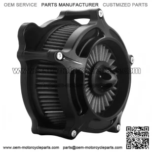 Black Air Intake Filter ?C for Harley Softail FLSTNI FXST Slim FLS 00-15