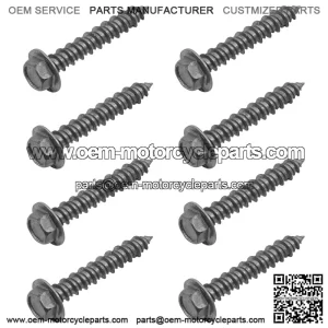 Polaris Clutch Cover Mounting Screw M6x35 Qty 8 7519330 Screw Bolts