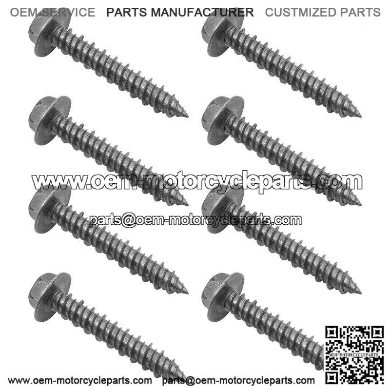 Polaris Clutch Cover Mounting Screw M6x35 Qty 8 7519330 Screw Bolts - Image 3