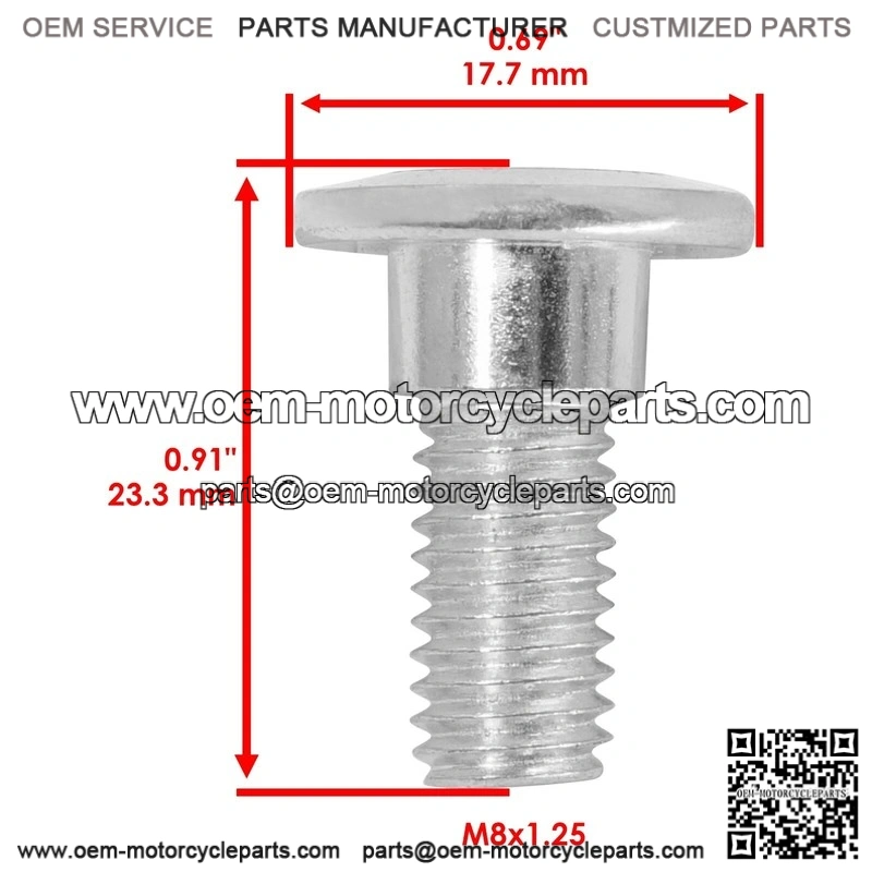Kawasaki KX250 1994 1995-1998 Kick Start Starter Lever Pedal Stud Bolt - Image 2