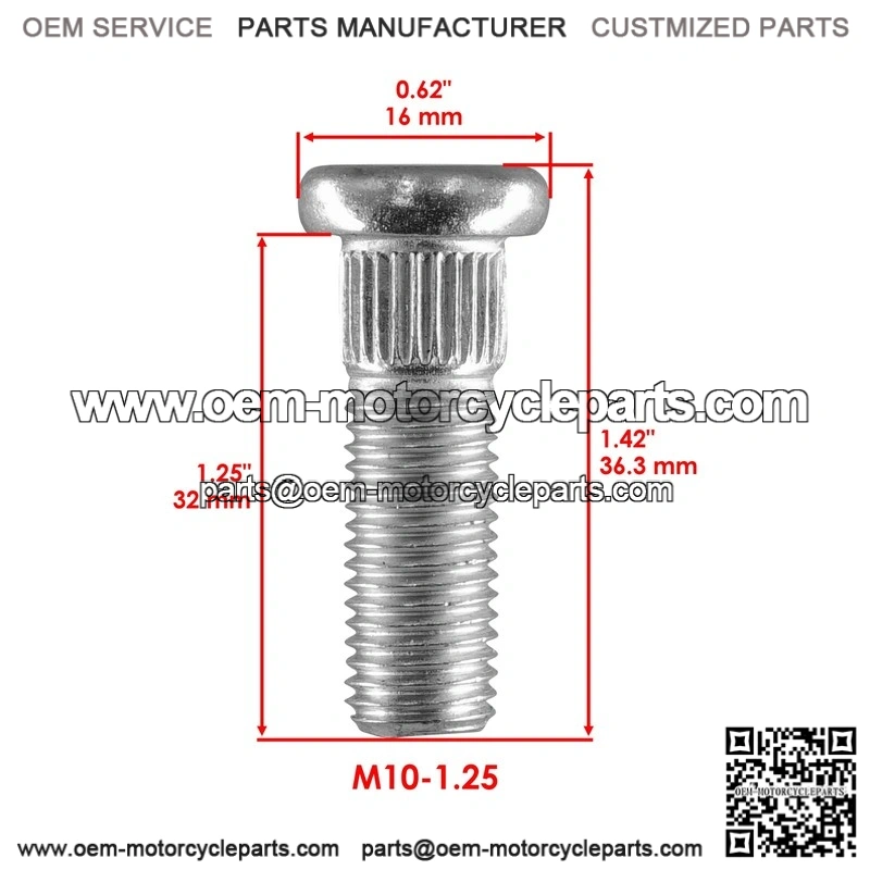 Honda 90103-HN0-A60 Left Or Right 10X32 8 x Wheel Bolt - Image 2