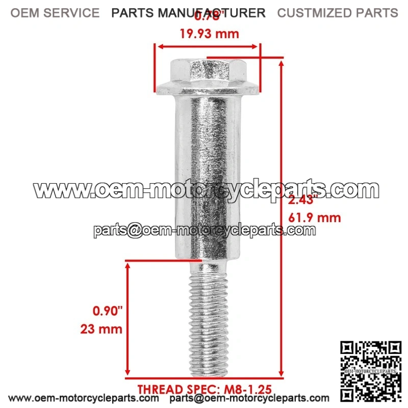 John Deere JX85 4x M110801 Front & Rear Wheel Bolt - Image 2