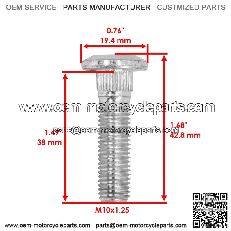 John Deere RSX850i Gator Utility Vehicle M169164 M159854 Wheel Hub Bolt - Image 2