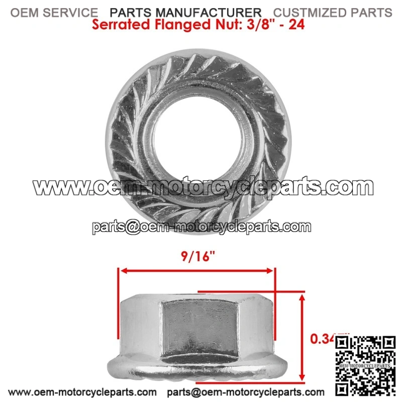 Polaris Magnum 325 2x4 4x4 2000-2001 3/8" 8x Front Rear Studs & Flange Nuts - Image 2