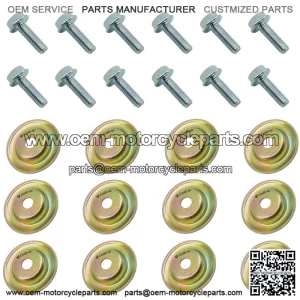 Polaris RZR XP 900 EFI 2011-2012 / M6 X 1.0 Skid Plate Screw Bolt w/ Washer