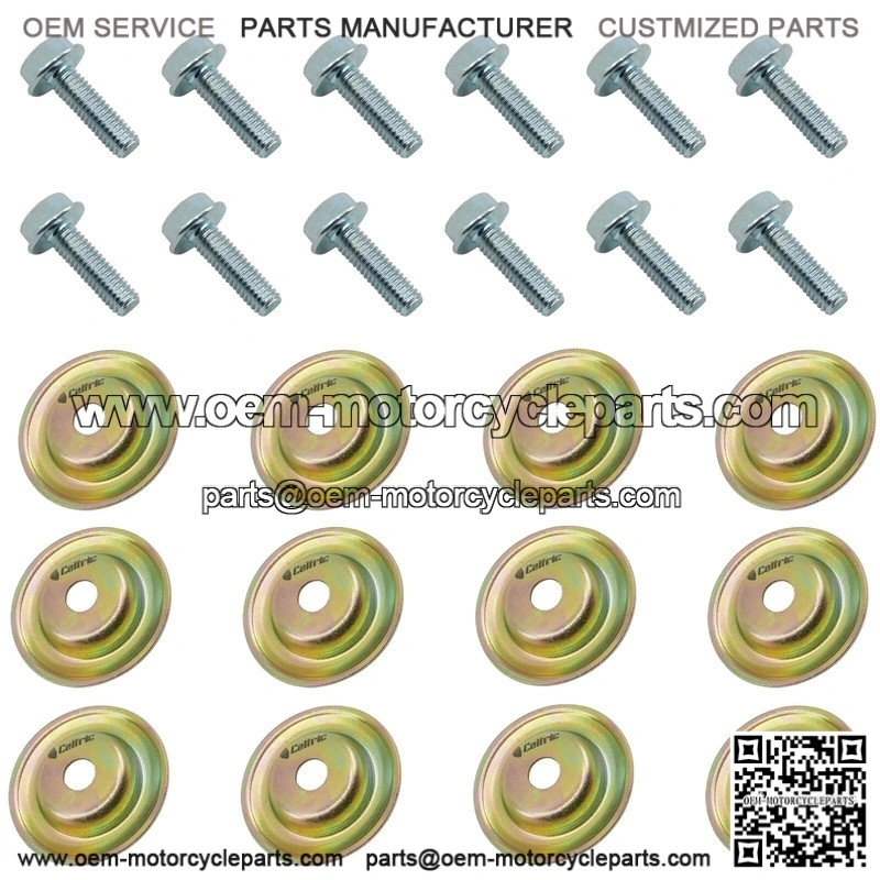 Polaris RZR XP 900 EFI 2011-2012 / M6 X 1.0 Skid Plate Screw Bolt w/ Washer