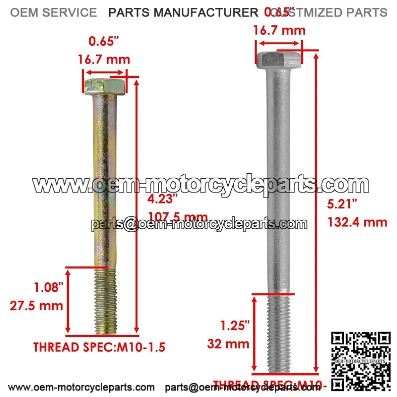 Exmark John Deere 126-2928 99-2842 109-9851 1-603321 Deck Wheel Bolt - Image 3