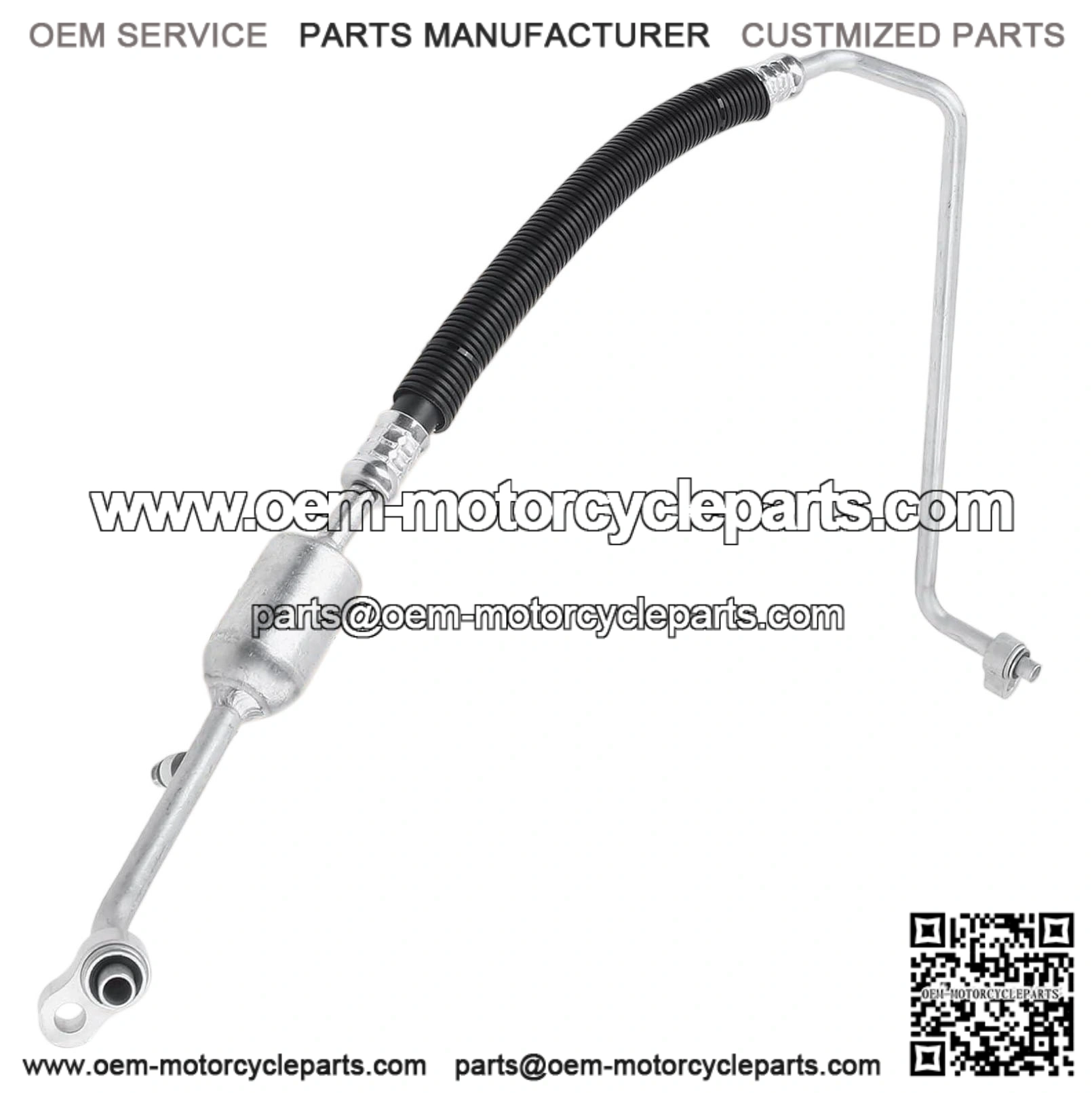 A/C Discharge Line Hose Assembly for Cadillac, Chevrolet, GMC Models - Silverado 1500, Tahoe, Sierra, Yukon XL 1500/2500, Escalade ESV EXT, Compressor to Condenser