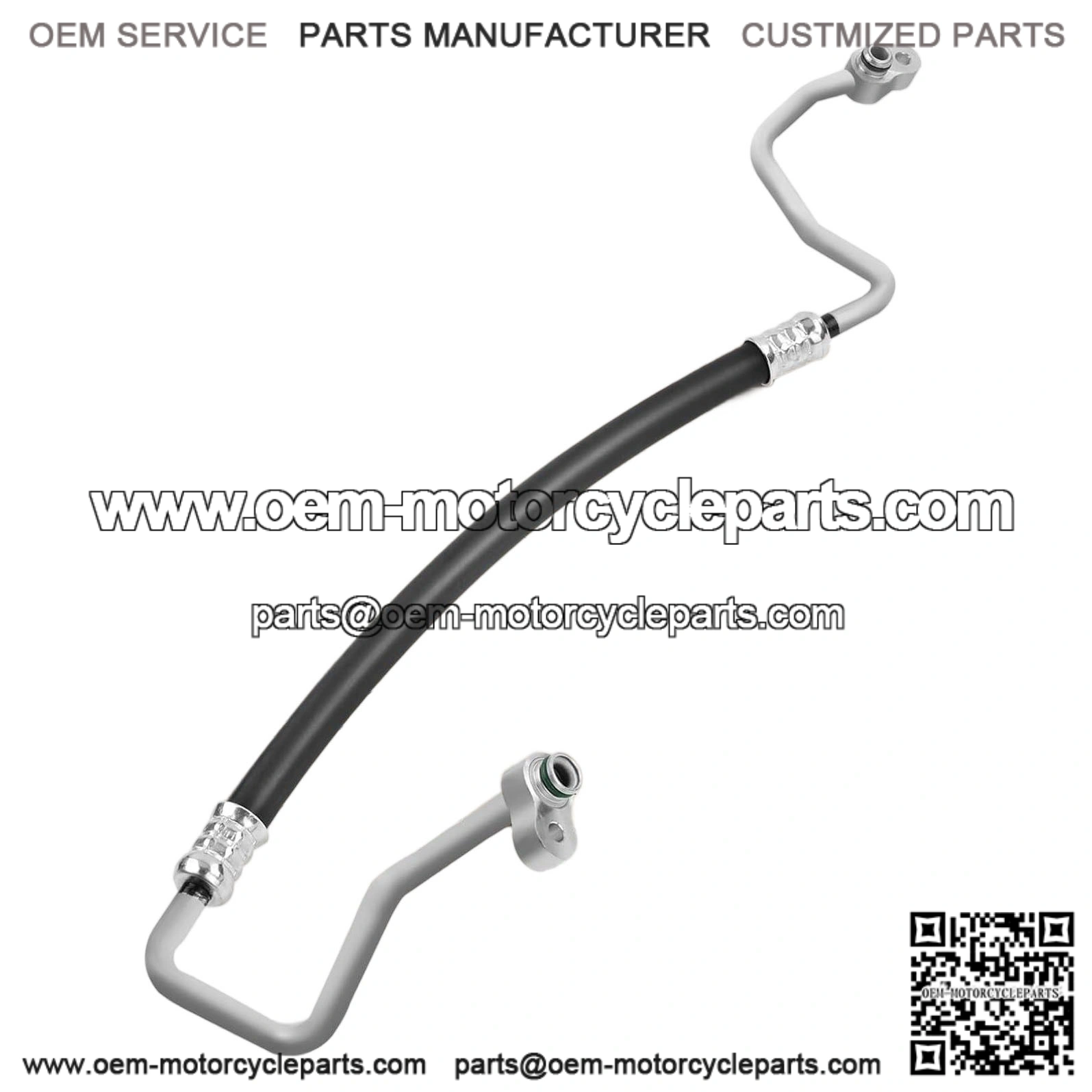 A/C Discharge Line Hose Assembly for Honda CR-V 2007-2011, 2.4L, Compressor to Condenser