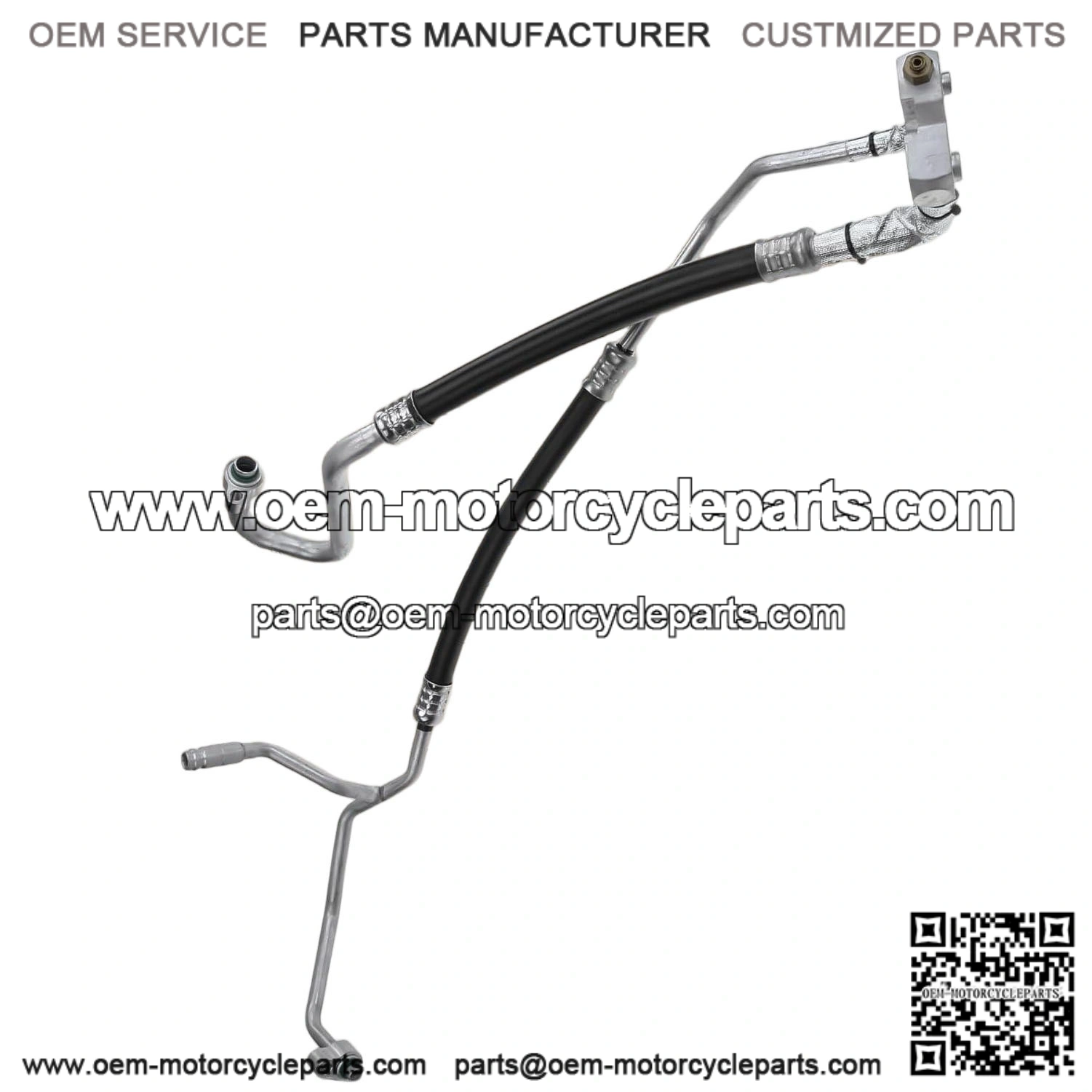 A/C Suction Hose & Discharge Line Hose Assembly for Ford F-250 Super Duty/F-350 Super Duty/F-450 Super Duty/F-550 Super Duty 2003-2007, Excursion 2003-2005, V8 6.0L, Diesel