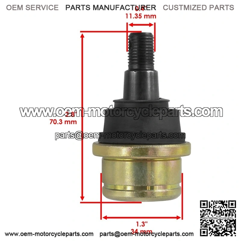 John Deere Xuv Gator 625I 825I Gas 2 Front Knuckle Lower Upper Ball Joint - Image 3
