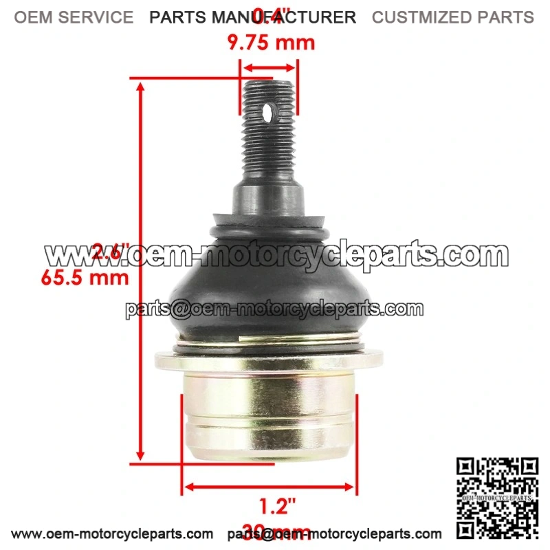 Kawasaki KFX 400 KFX400 2000 2001 2002 2003 2004 2005 2006 2 Upper Ball Joints - Image 2